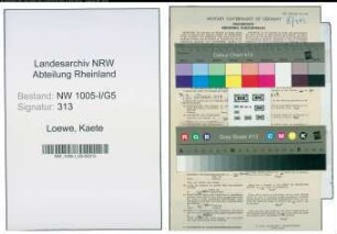 Entnazifizierung Kaete Loewe , geb. 09.09.1904 (Jugendleiterin)