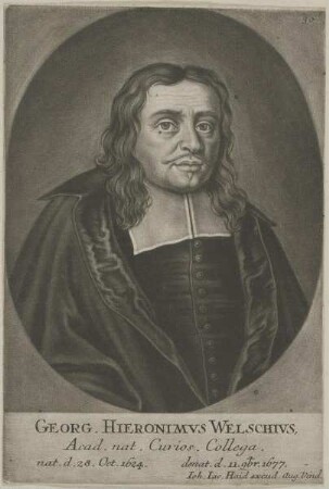Bildnis des Georg Hieronimvs Welschivs