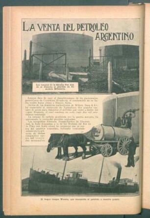 La venta del petróleo argentino