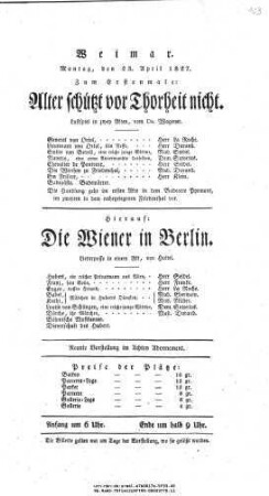 Die Wiener in Berlin
