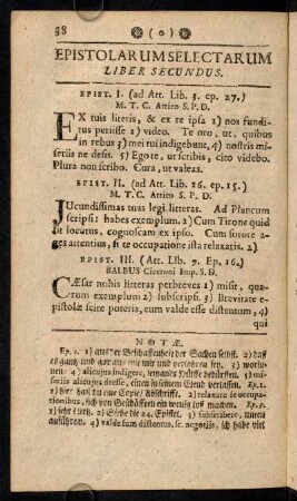 38-49, Epist. I. - Epist. XXIII.