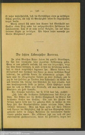 X. Die letzten Lebensjahre Auroras