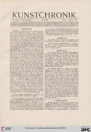 Heft 14 (1. Januar 1916)