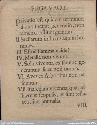 Fuga Vacui.
