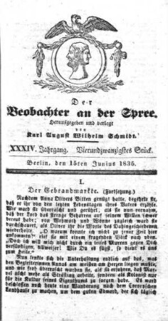 24. Stueck, 15. Juni 1835