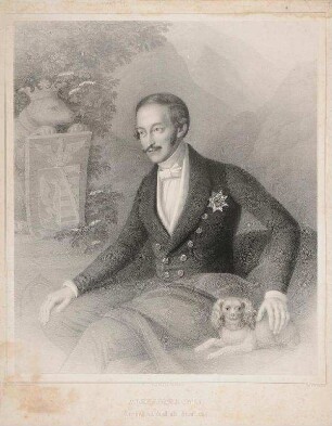 Bildnis von Alexander (1805-1863), Herzog von Anhalt-Bernburg