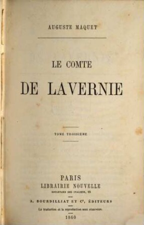Le comte de Lavernie. 3