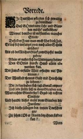 Viri Celeberrimi Nicolai Vigelii Liber Singularis De Fide Juris Consultorum : Discite Justitiam, moniti Germana Juventus = Von dem Juristischen Glauben