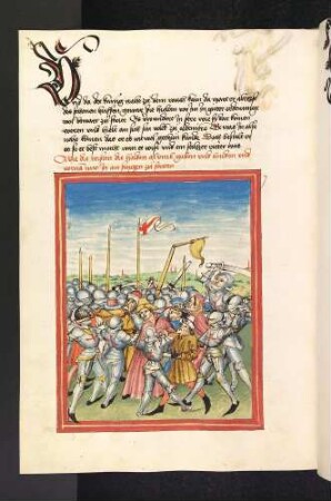 Die Christen kesseln das heidnische Heer ein