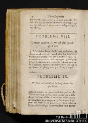 Probleme IX. Observer la variation du Bousolle en chaque Pays.