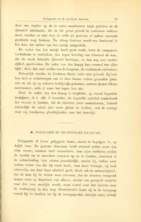E. Polygamie en de gevolgen daarvan