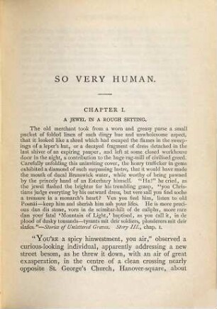 So very human : a tale of the present day, 2