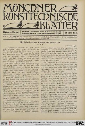 Nr. 13 (22. März 1915)