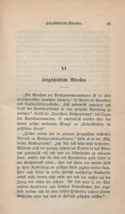 85-88 Zeitgeschichtliche Miscellen