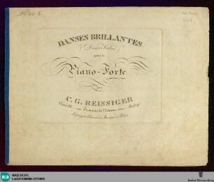 Danses brillantes (Douze Valses) pour le Piano-Forte : Oeuv. 26