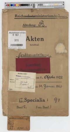 Geräteausstattung: Bd. 2