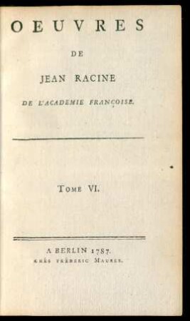 T. 6: [Oeuvres Diverses, En Vers Et En Prose]