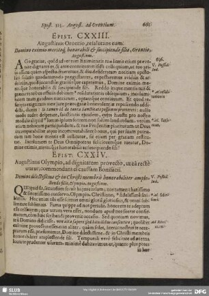 Epist. CXXIII. Augustinus Orontio, resalutans eum