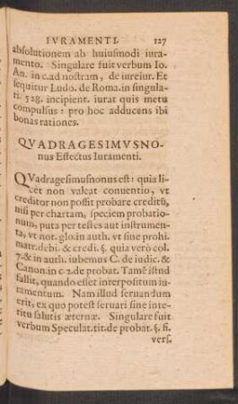 Quadragesimus Nonus Effectus Iuramenti.