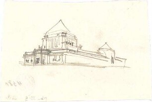 Pfann, Paul; Nürnberg; Landesausstellung 1906, Kunstausstellungsgebäude - Perspektive