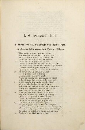 Rhätoromanische Chrestomathie : Texte, Anmerkungen, Glossar, 2