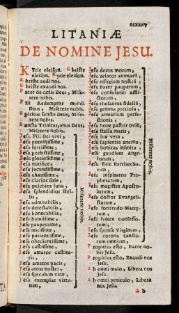 ccxxxv-ccxxxviii, Litaniae de Nomine Jesu