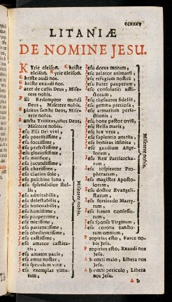 ccxxxv-ccxxxviii, Litaniae de Nomine Jesu