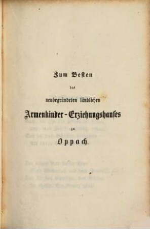 Dichterischer Nachlaß