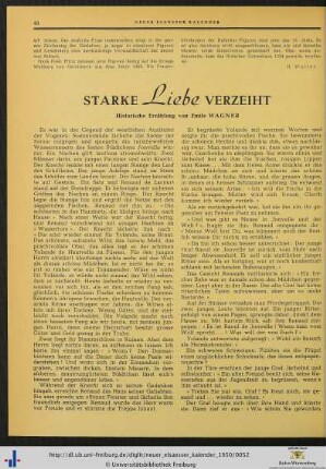 Starke Liebe verzeiht.
