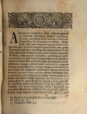 Disquisitio iur. de examine testium extraordinario, cum primis ad instruendam probationem futuram, vulgo zum ewigen Gedächtniß