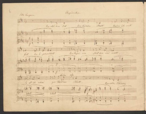 Angedenken; V, pf; D-Dur; W A/112.2; op. 3 no. 2