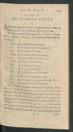 Caput V. De Secunda Figura.