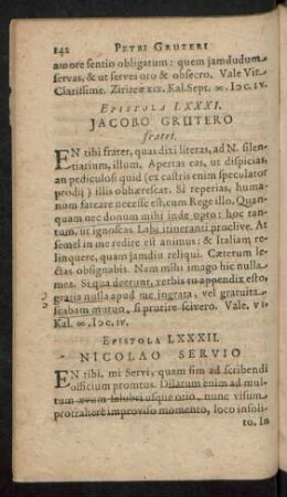 Epistola LXXXI. - XC.