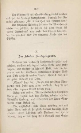 X. Im Kloster Heiligengrabe