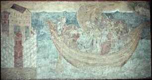 3. Bildfeld von Westen: Die Stillung des Sturmes
