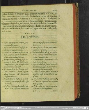 Cap. LV. De Testibus