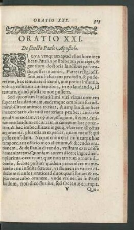 Oratio XXI.