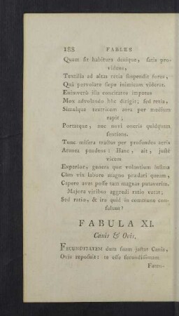 Fabula XI. - XX.