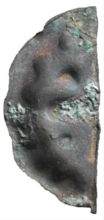 Fundmünze, Hohlpfennig, 13.-14. Jh.