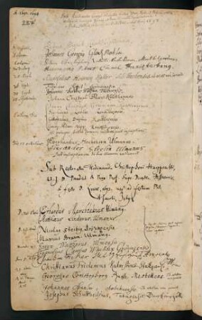 Winterhalbjahr 1693/1694. Rektorat Ferdinand Christoph Harpprecht