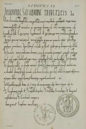 Tab. XLI. Ludovici VI.