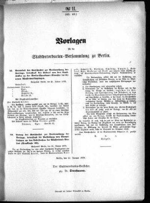 No. 11 (45 46), 22. Januar 1879