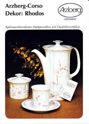 Produktprospekt "Arzberg-Corso / Dekor: Rhodos"