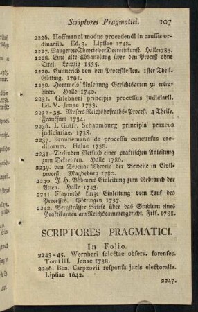 107-117, Scriptores pragmatici.