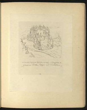 Blatt 19: Der Monte-Rosa-bau