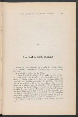II La sala del juicio