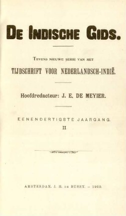 31,2.1909: De indische gids