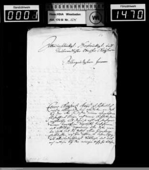 . 1722: Februar 1722