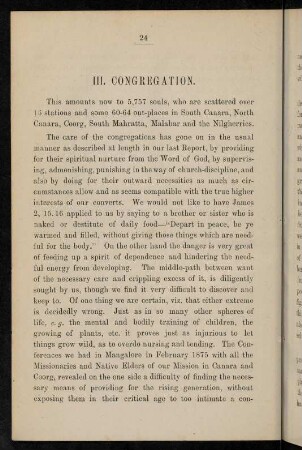 24-29, III. Congregation