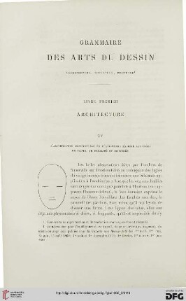 13: Grammaire des arts du dessin, 1, Architecture, 15-17 : architecture, sculpture, peinture